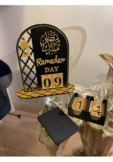 Owl Global Ramazan Takvimi,gün Sayacı, Dekoratif Masaüstü Organiz