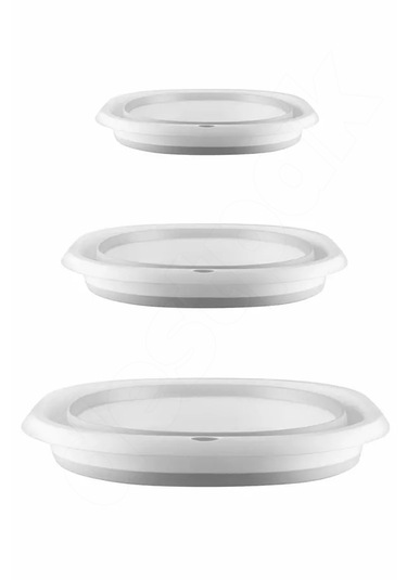 3'lü Katlanır Leğen, Katlanabilir Akordiyon Badya - Mutfak Banyo