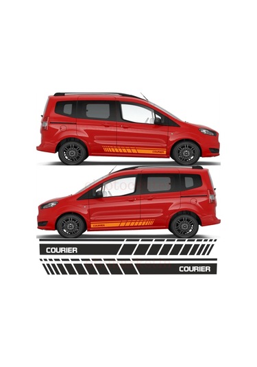 Ford Courier Yan Şerit Oto Sticker