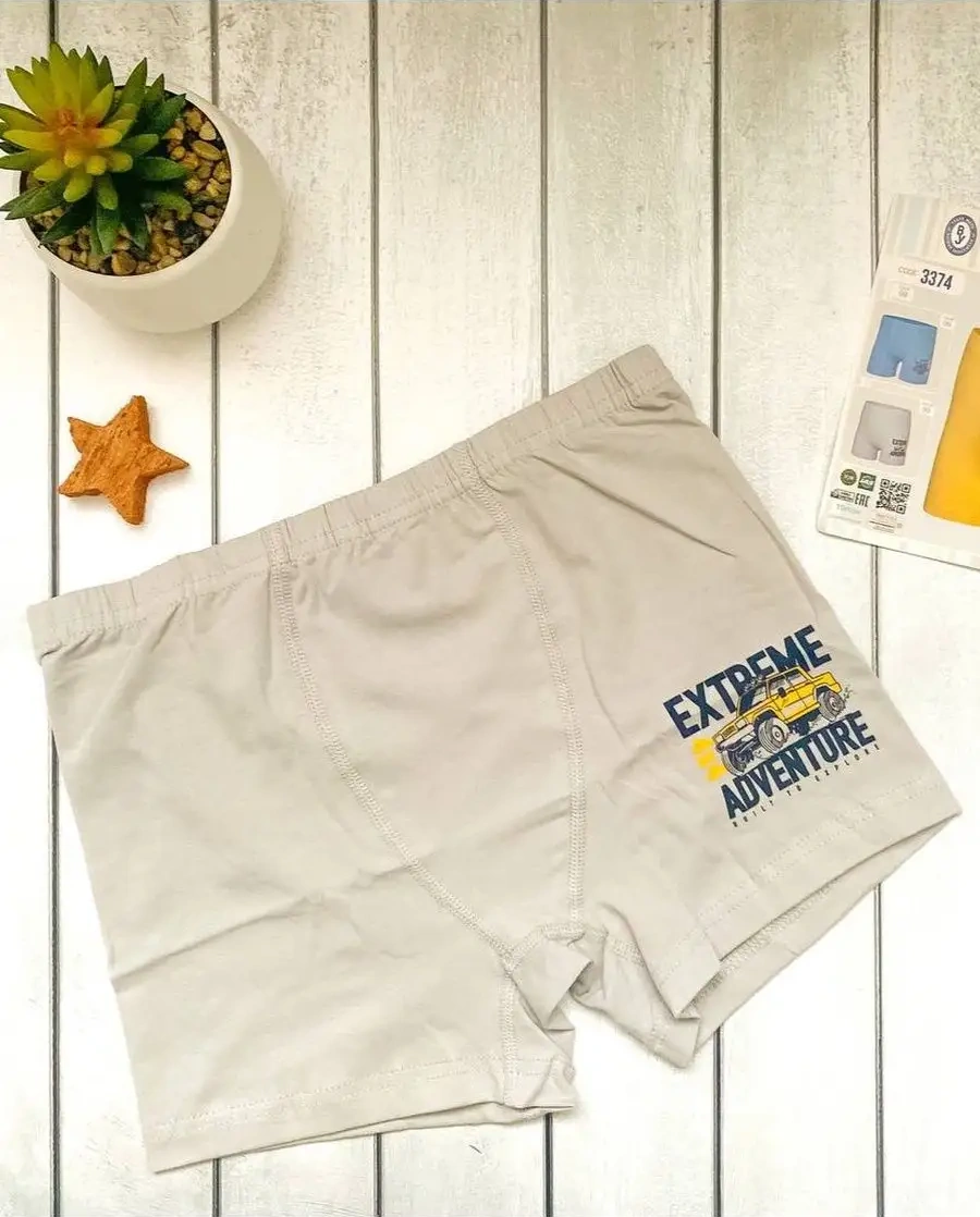 Baykar 3'lü Boxer Külot 158030776 Gri