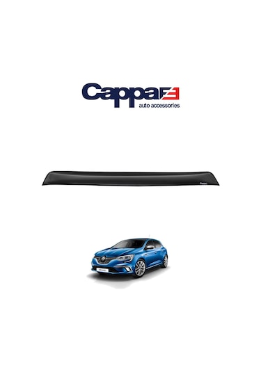 Cappafe Renault Megane 4 Arka Cam Üstü Spoyler Akrilik Abs Pia