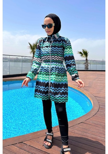 Kahijab Ela Tesettür Mayo - Xl Yeşil