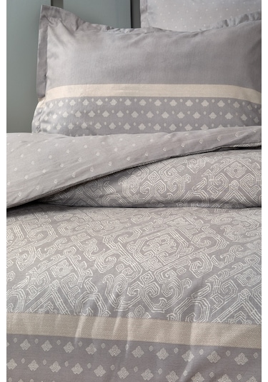 Yataş Bedding Amora Ranforce Tek Kişilik Nevresim Takımı Gri