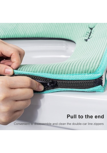 Sones Yıkanabilir Banyo Tuvalet Oturağı Örtüsü Isıtıcı Yumuşak Yastıklı Ped Closestool Kapak Matı Ev Ürünleri