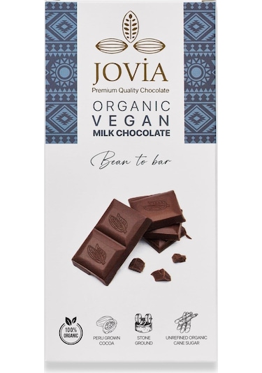 Jovia Organik Vegan Sütlü Çikolata 85gr-2683