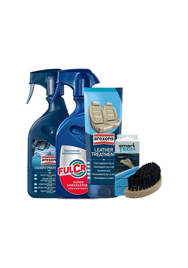 Arexons Deri Vinil Döşeme Araç Temizleme Ve Bakım Seti  Araç