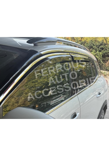 Citroen C5 Aircross Niken Kromlu Cam Rüzgarlığı 4lü Set 2017 Ve Üstü