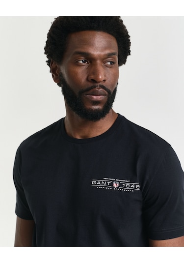 Gant Erkek T-shırt 2044017-005 Siyah