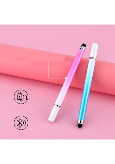 Microcase AL4765 2 İn 1 Disk Uçlu Stylus Kalem Pembe