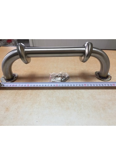 PASLANMAZ KROM TUTUNMA BARI 40 CM Kahverengi