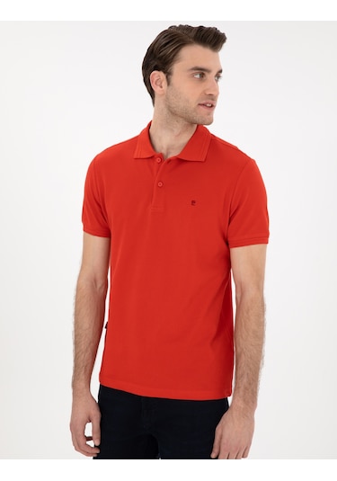Pierre Cardin Erkek Kırmızı Tişört Basic 50306448-vr030 Kırmızı