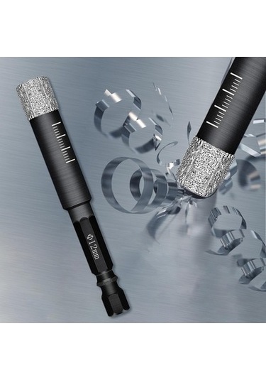Lijinxu Taş Porselen Granit 12mm Için Elmas Kuru Matkap Ucu Seti