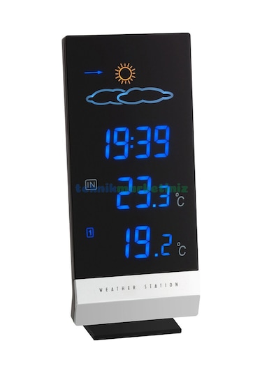 Tfa Lumax Saatli. Kablosuz İç ve Dış Sıcaklık Ölçer. Termometre