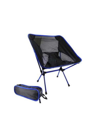 Novahub Açık Kamp Salonu Plaj Sandalyesi, Koyu Mavi, Boyut:katlanır Mor Sandalye Mor