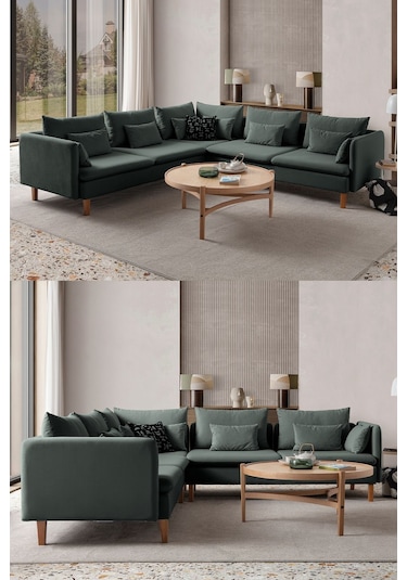 Flexy L Köşe Takımı Yeşil