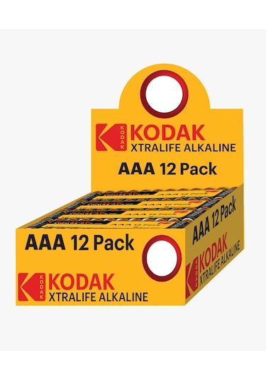 Kodak İnce Pil Xtrelıfe Alkalıne 12.li Aaa
