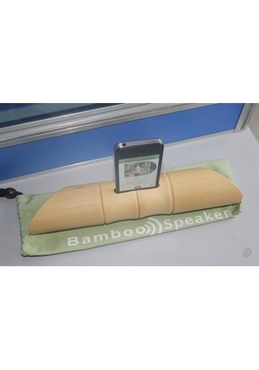 9070232562356 - Buffer 6 X 1 Cm Girişli Kılıflı Bambu Ağacı Akustik Ses Yükseltici Aparat