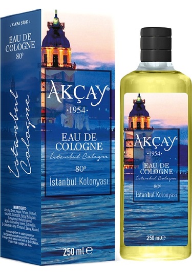 Akçay İstanbul + Japon Kiraz Çiçeği + Mandalina + Tütün Kolonyası 4 x 250 ML