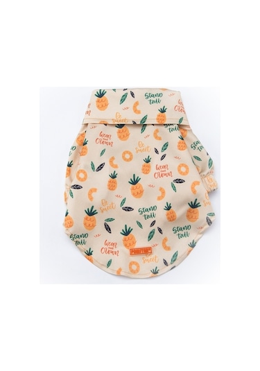 Pawstar Pineapple Büyük Köpek Gömleği Kıyafeti