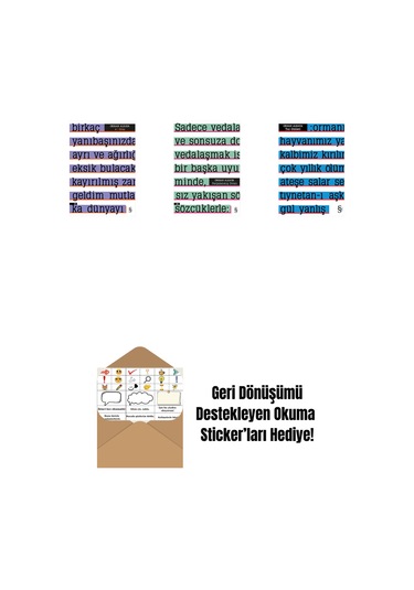 A Etika + Parçalanmış Divan + Tuz Günleri + Okuma Sticker'ları
