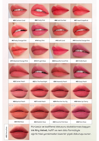 Peripera Ink Airy Velvet 15 Soft Coral 15