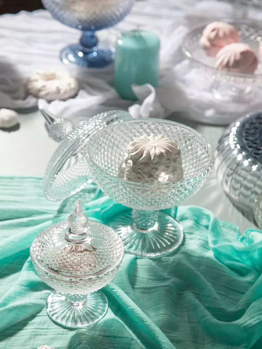 Lefard Dıamant 600 Ml Bacağa Takılı Kapaklı Cam Kavanoz 178969482