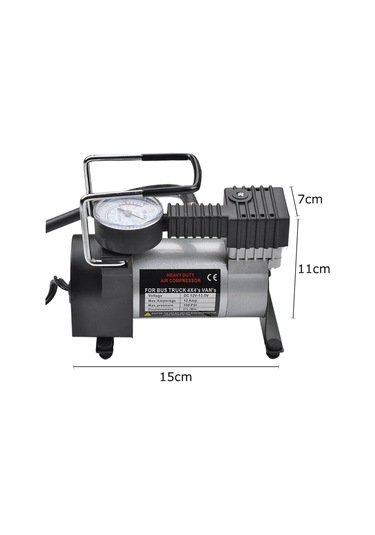 Kosona 12v Araç Hava Kompresörü - Otomobil, Bisiklet Ve Toplar İçin Pratik Şişirme Pompası