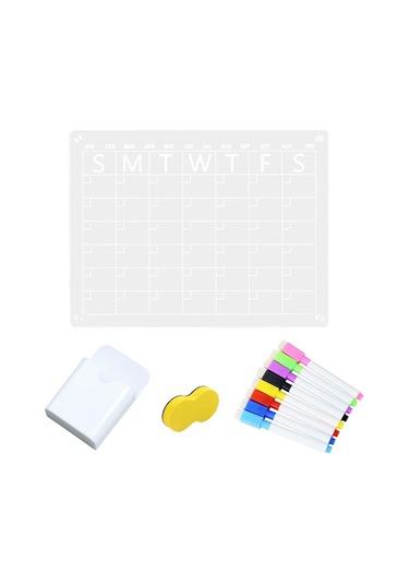 Suntek Buzdolabı Silinebilir Not Panosu Için Manyetik 11-adet Lacivert