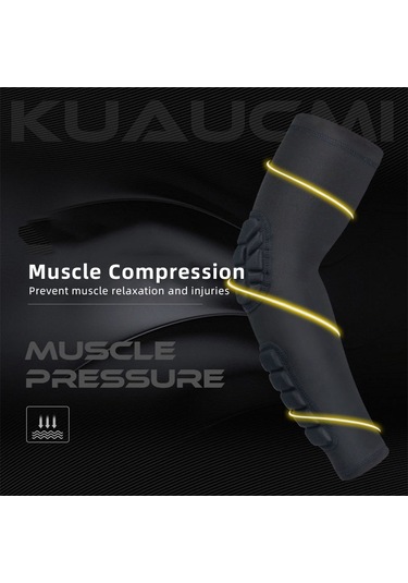 Shineyee Xl Siyah Boks Ve Dövüş Sporları İçin Dirsek-forearm Çift Zırhlı Koruyucu Kolluk Tek Adet