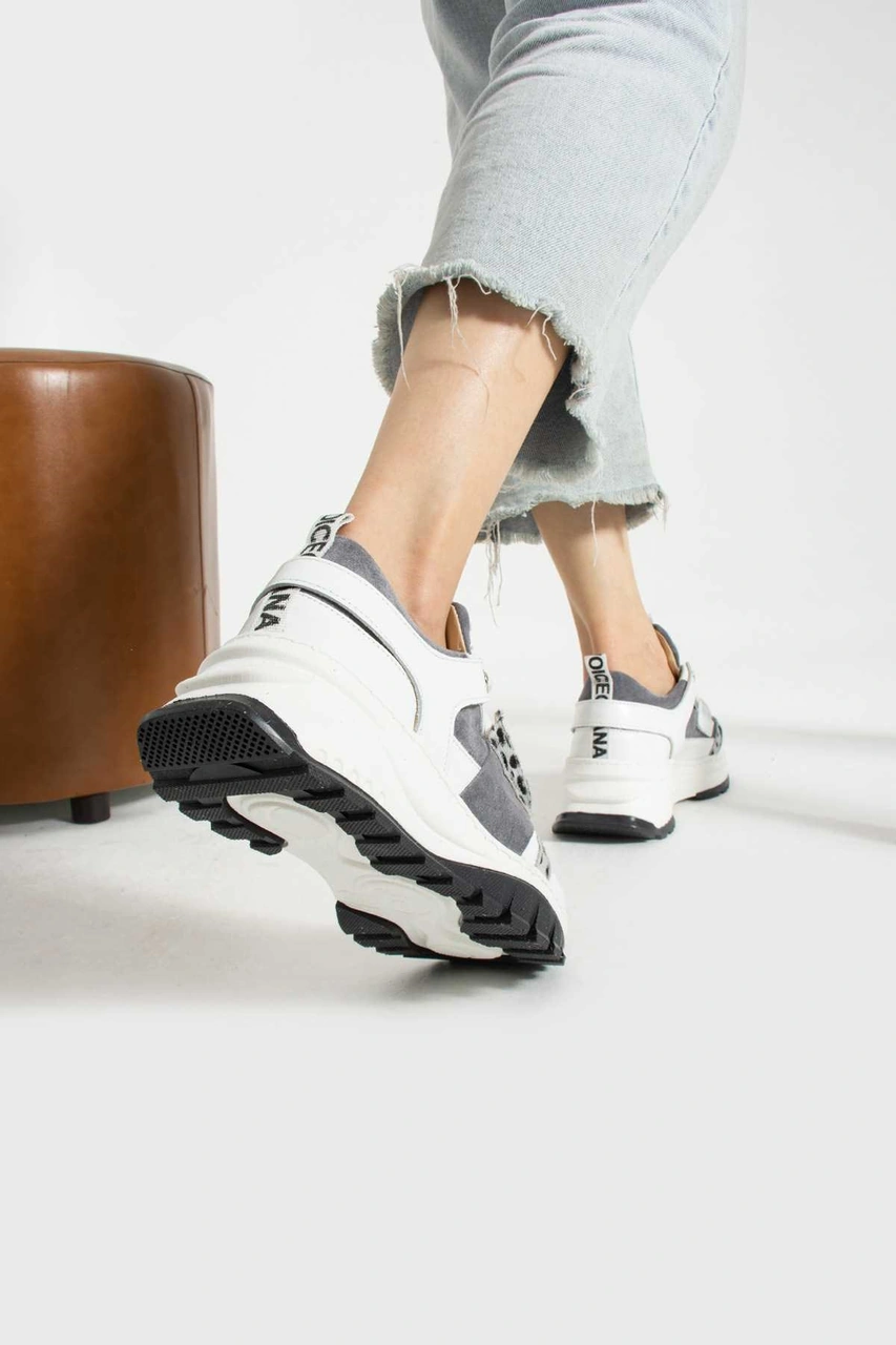 Bestello Bağcıklı Termo Taban Sneaker 331-22630-30 Kadın Ayakkabı Beyaz