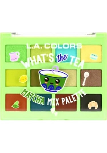 La Colors Let'S Talk Tea Eyeshadow Matcha Mix Palette