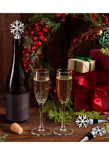 Kar Tanesi Yeniden Kullanılabilir Dekoratif Yağ İçecek Ve Şarap