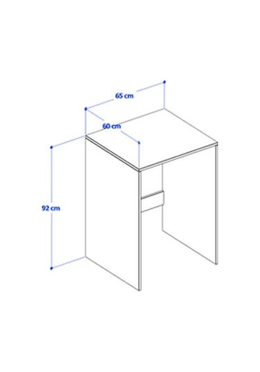 Çamaşır Makinesi Dolabı 001 - Siyah Çok Renkli