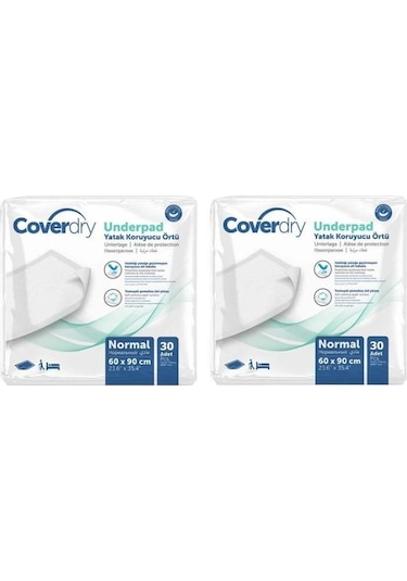 Coverdry Yetişkin Hasta Bezi 60 x 90 CM 2 x 30'lu