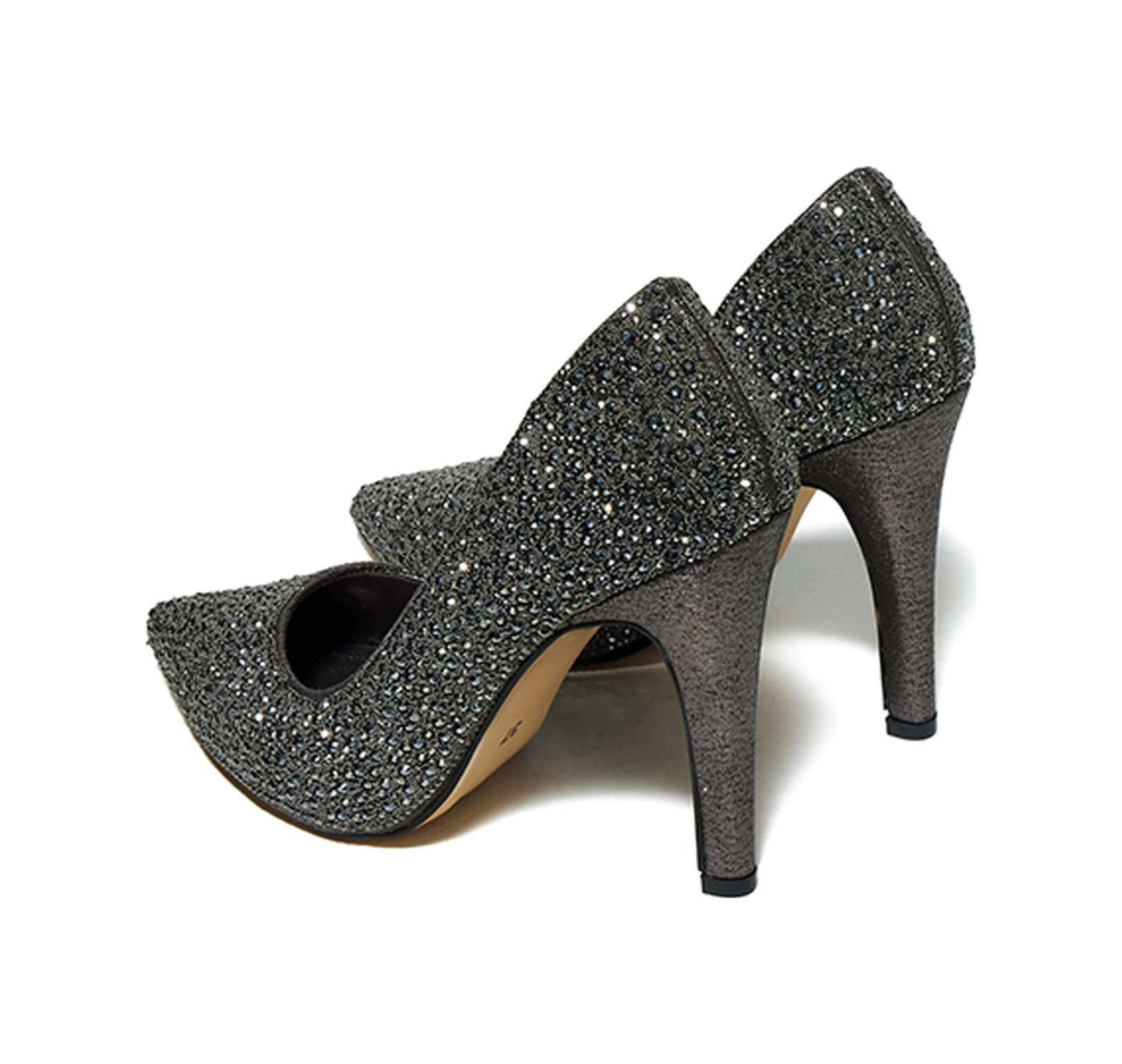 Bestello Taşlı Neolit Taban İnce Topuklu Ayakkabı 331-193 Kadın Ayakkabı PLATIN