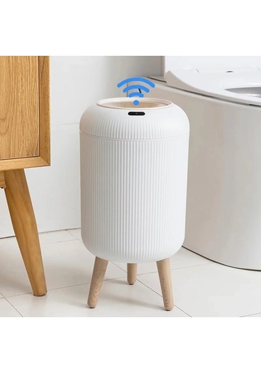 Maoyaya Akıllı Hareket Sensörü Otomatik Çöp Kovası Çok Renkli Kapak, Küçük Plastik Çok Renkli