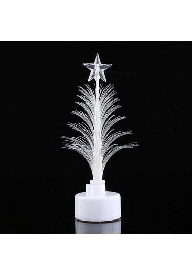 Springsun Renk Değiştiren Işıklı Fiber Noel Ağacı - Dayanıklı Plastik, Ev Ve Dış Mekan Dekorasyonu, Renkli Işık Efekti