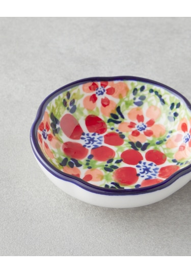 English Home Botanic Stoneware Çerezlik 11,5x7,5 Cm Renkli Renkli