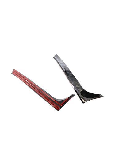 Dianziye Vw Golf 6 2008-2013 Arka Cam Yan Spoileri, Plastik Malzeme, Parlak Siyah, Gz.w0144-lh, Kolay Kurulum, Araç Stili Artırıcı