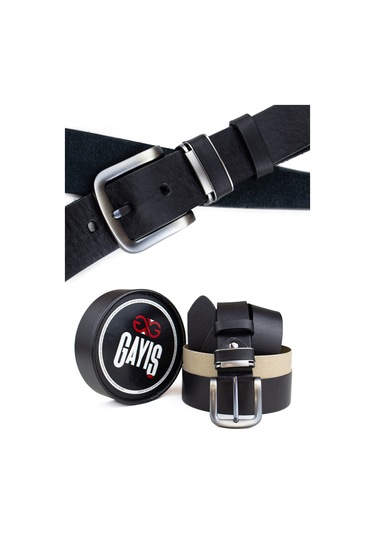 Özel Kutu Metal Köprü Hakiki Deri Erkek Kot-kumaş Pantolon Kemeri