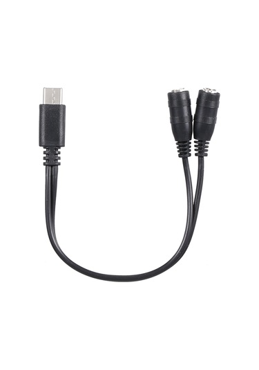 Maiyame Type-c'den Çift 3.5mm'ye Ses Bölücü, İki Kulaklık İçin Audio Çevirici Kablosu