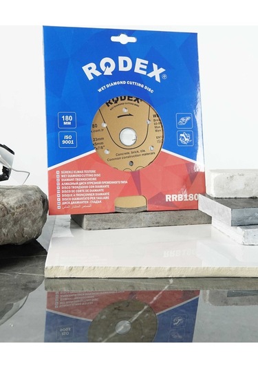 Rodex RRB180 Sürekli Tip Elmas Tuğla, Granit, Mermer Kesme Diski