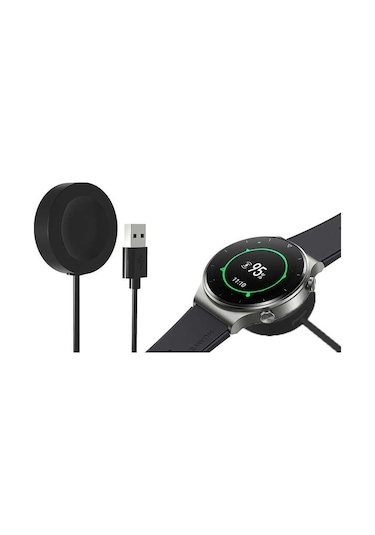 Siyah Huawei Watch Gt 3 46mm Usb Şarj Kablosu-zore