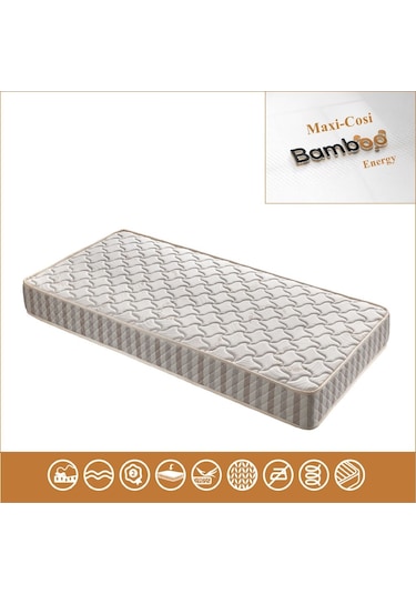 Uzunbebe 80X170 Maxi Cosi Bamboo Energy Ortopedik Yaylı Yatak
