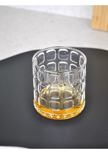 2'li Cam Şeffaf Viski Bardağı Kokteyl Bardak-400 Ml Pencere Detay