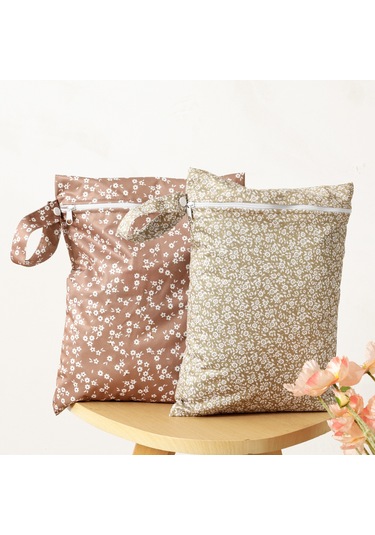 Geeksen İki Bölmeli Zıplayıcı El Çantası - Zp015-01: Ev, Seyahat Ve Spor İçin Ayrı Ayrı Saklama, Kol Saati Ve Konforlu Taşıma Pembe + Yeşil