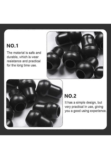 6 Adet Evrensel Stetoskop Kulak Tıkacı Yedek Profesyonel Silikon Kulak Pedleri