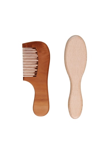 Sebi Doğal Keçi Kılı Fırça Ve Tarak Seti 72088