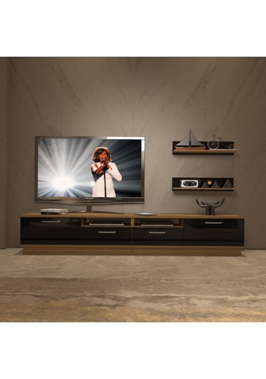 Decoraktiv Trendstyle 220r Mdf Tv Ünitesi Tv Sehpası Pera - Siyah