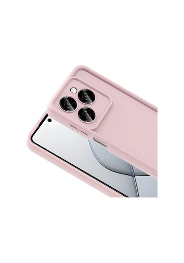 Tecno Spark 20 Pro 5g Uyumlu Kılıf Kamera Korumalı Sys Ananas Kapak - Pembe Pembe